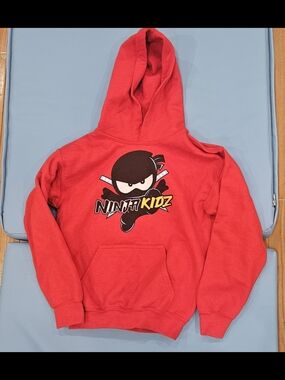 Ninja Kidz size small Hoodie- Red